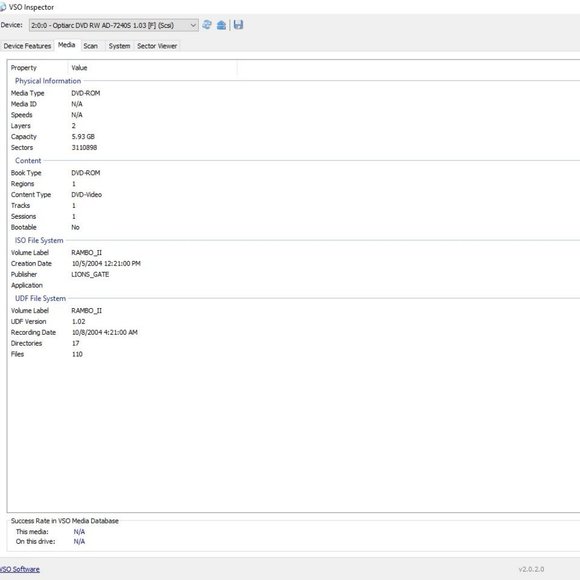 RAMBO FIRST BLOOD PART II Ultimate Edition DVD Widescreen 1985 - Picture 7 of 9